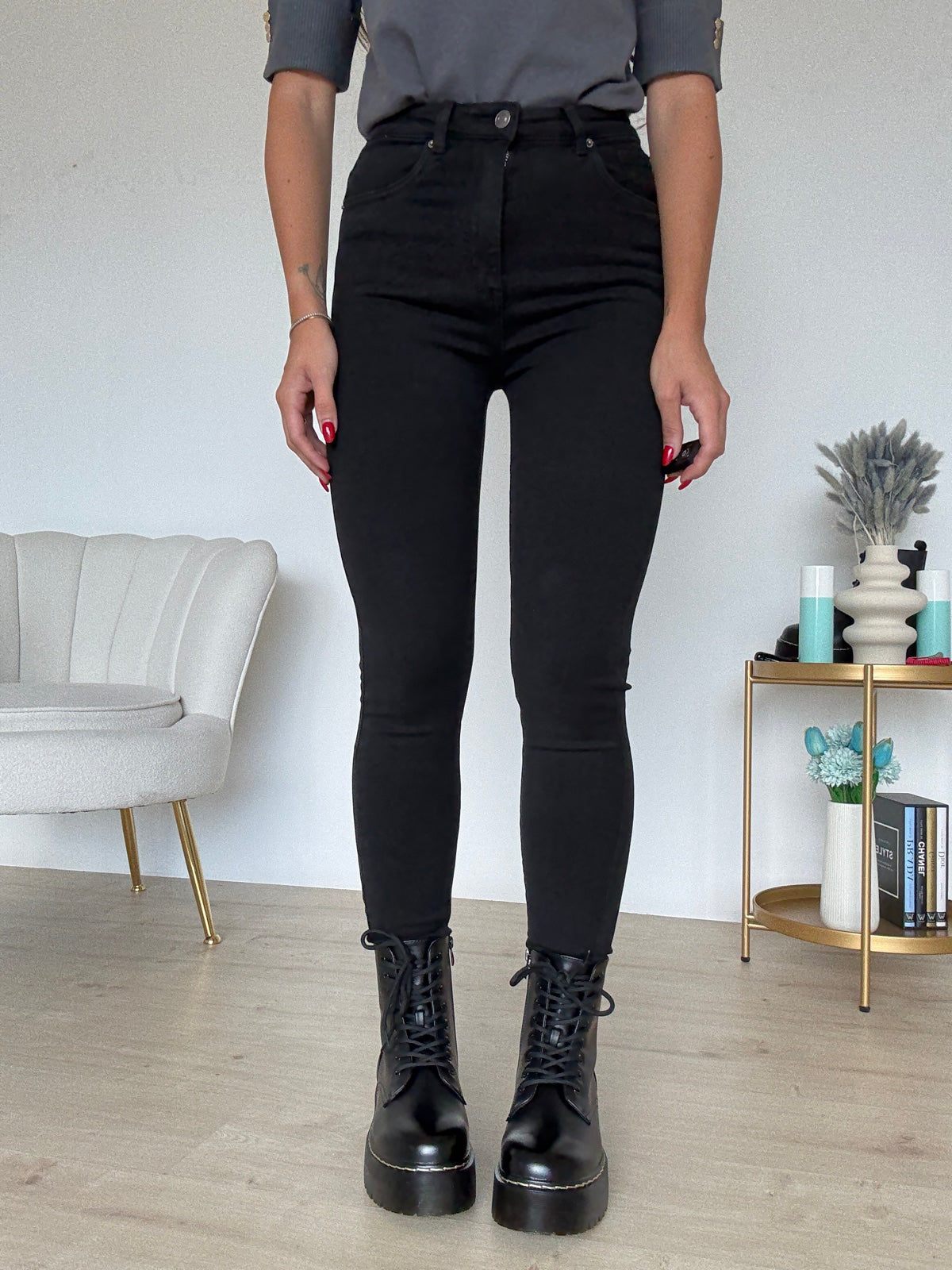 K506-1-JEANS SKINNY NERO