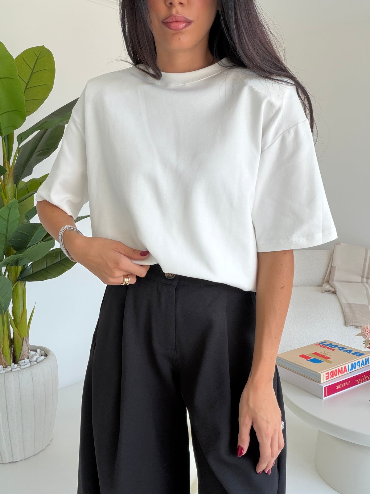 5577-T-SHIRT PREMIUM MILK