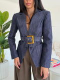 Z0202477-BLAZER DORI DENIM
