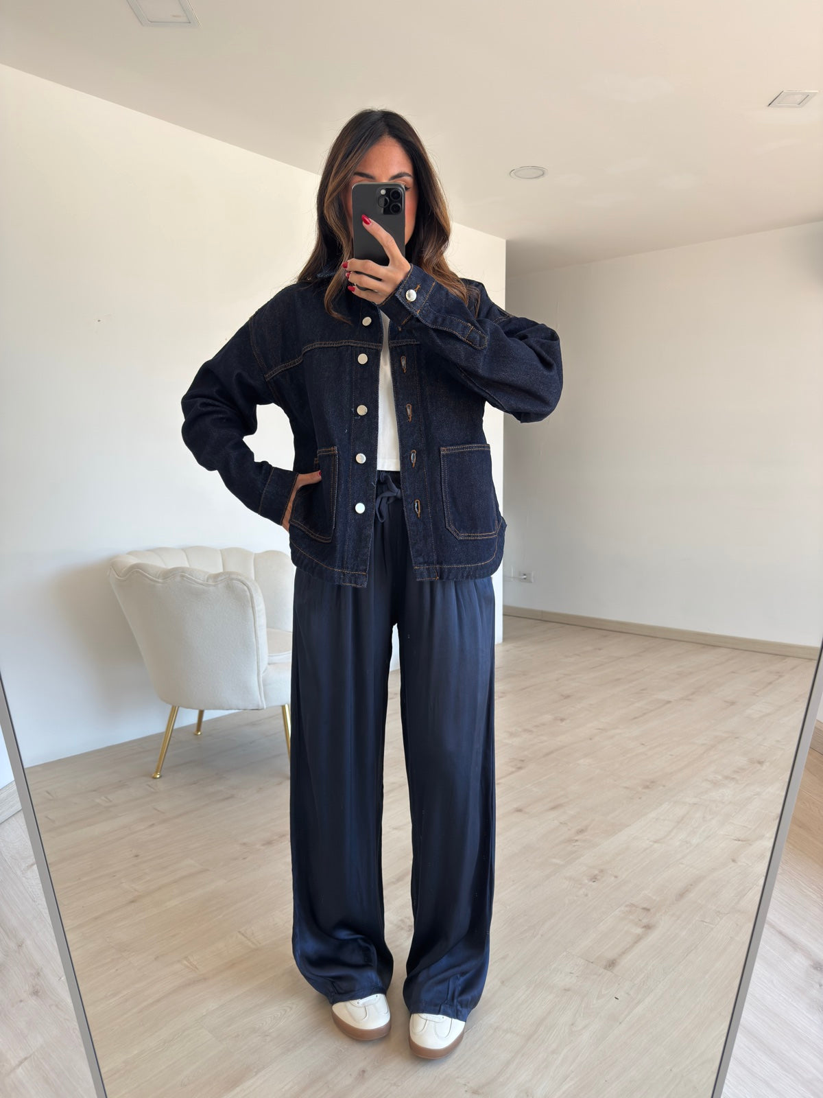 K875-CAMICIA BLU DENIM