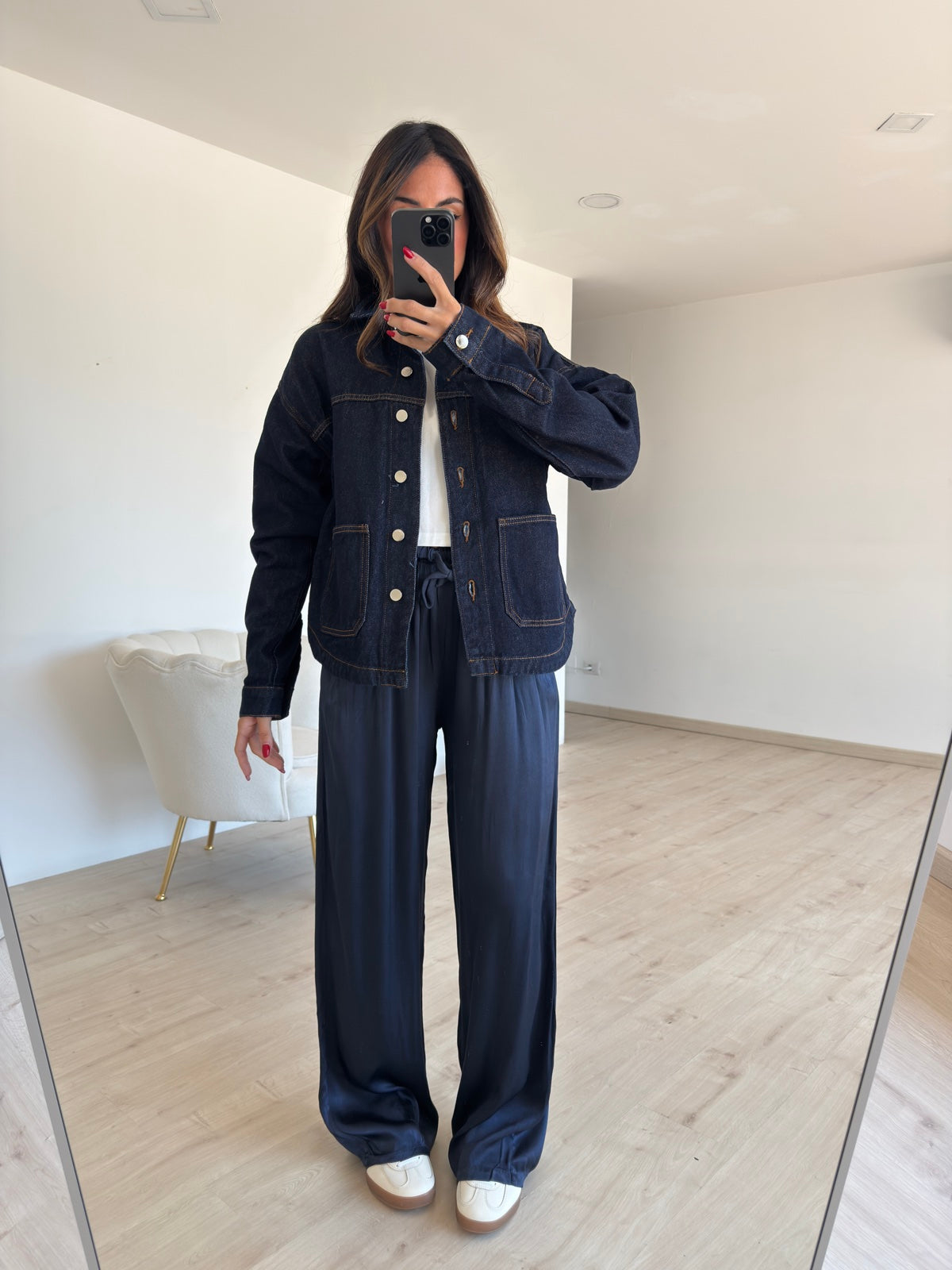 K875-CAMICIA BLU DENIM