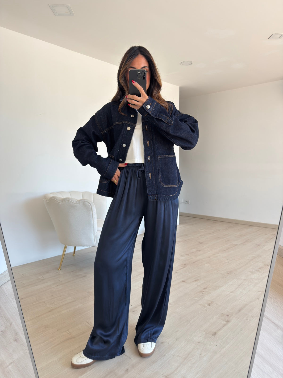 K875-CAMICIA BLU DENIM