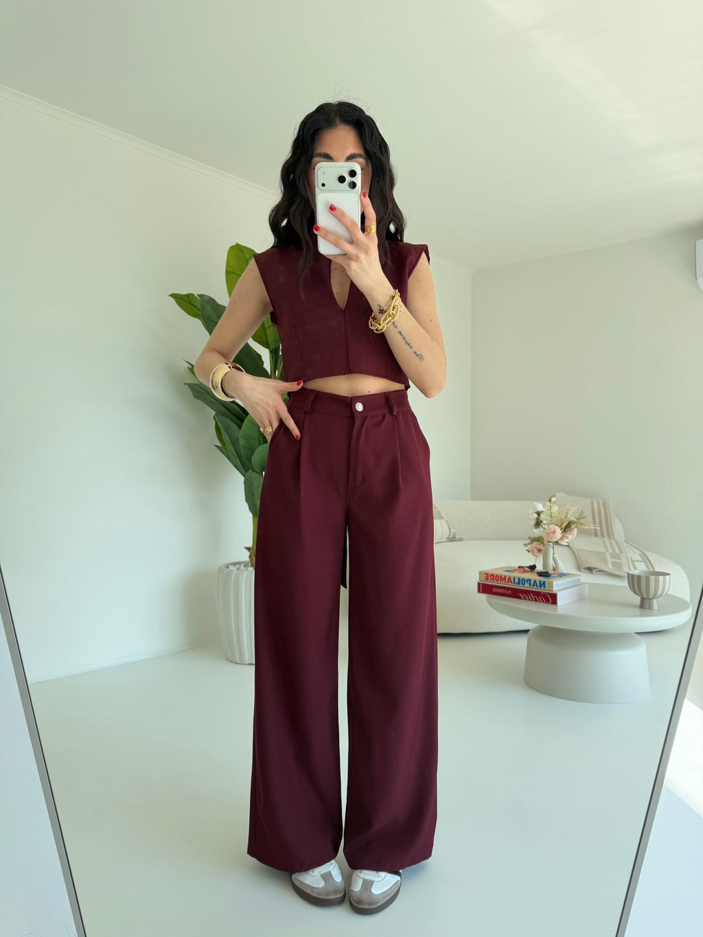 COORDINATO MELANY BORDEAUX