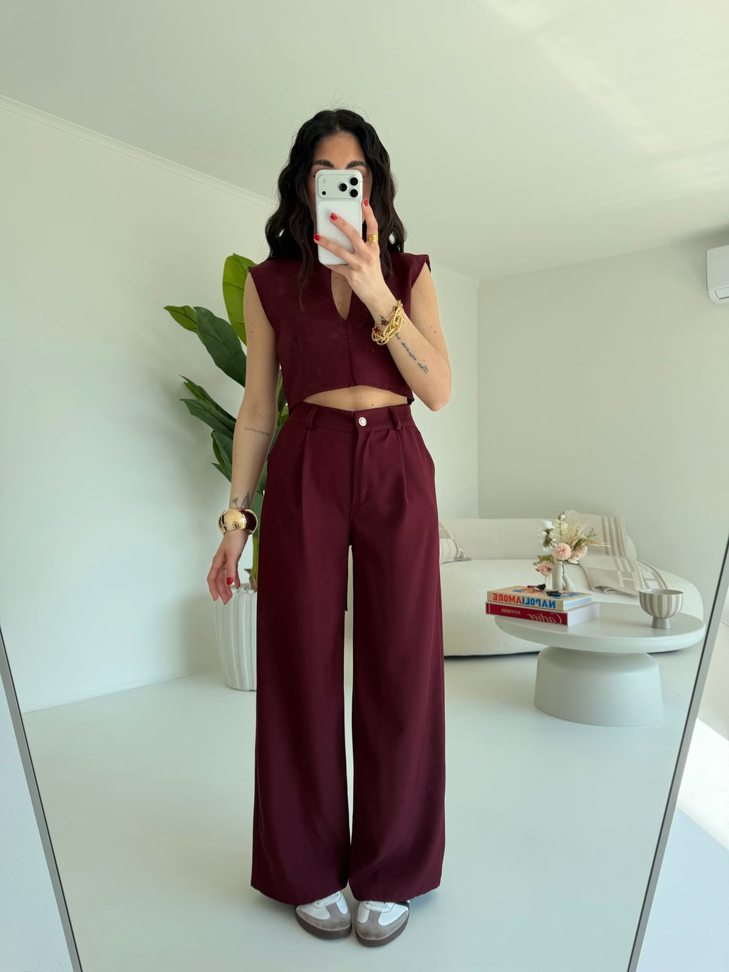 COORDINATO MELANY BORDEAUX