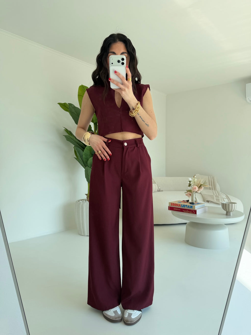 COORDINATO MELANY BORDEAUX
