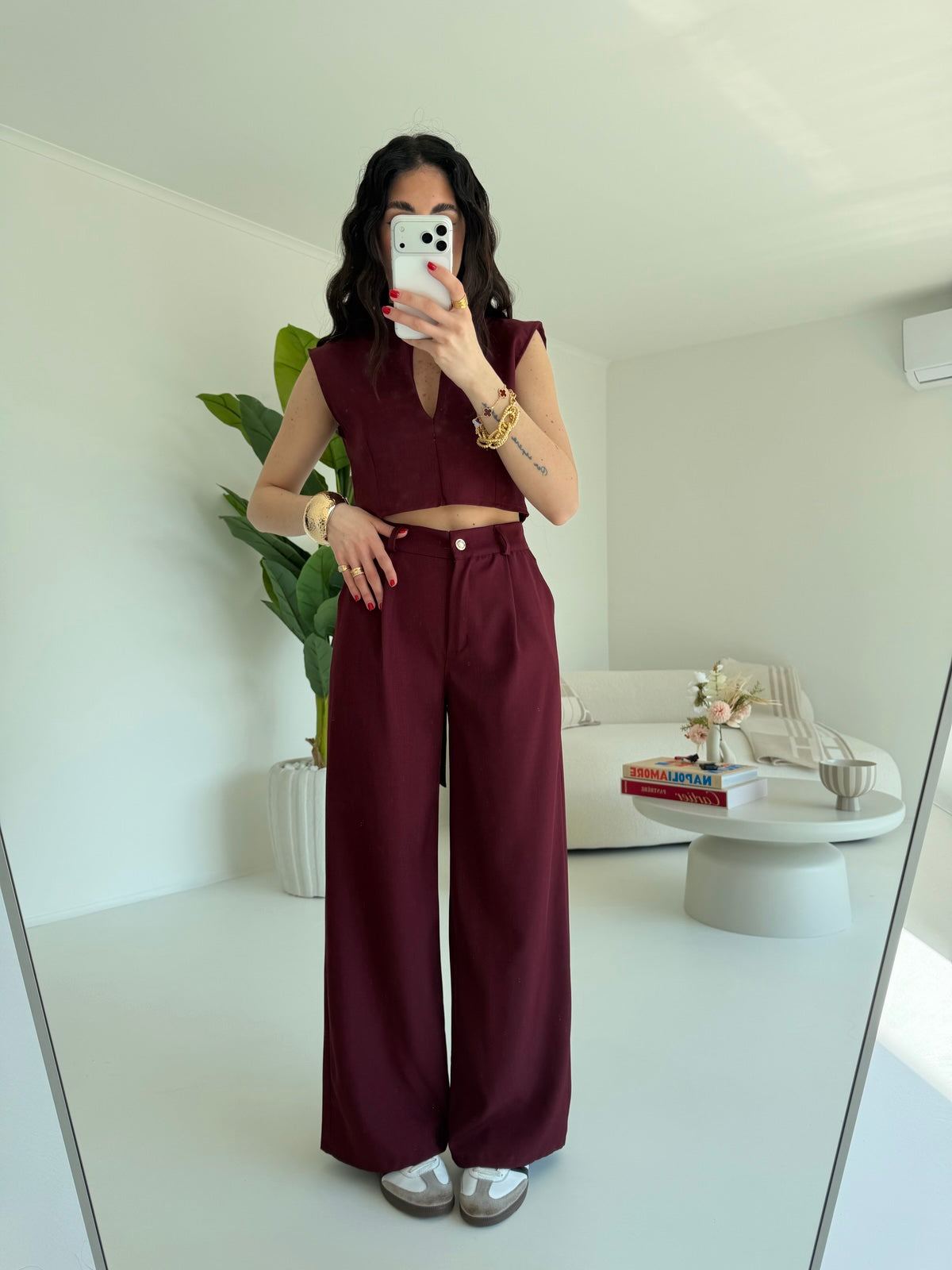 COORDINATO MELANY BORDEAUX