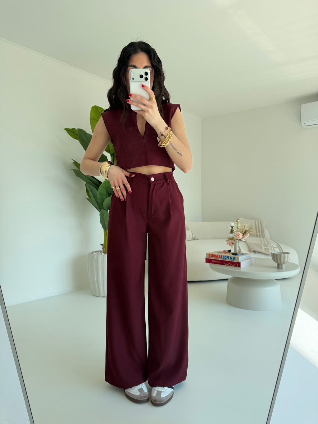 COORDINATO MELANY BORDEAUX