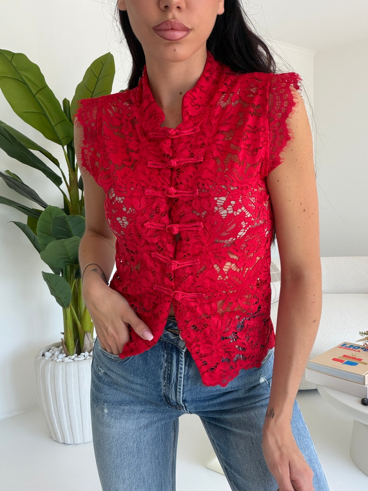 BLUSA MULAN CHERRY