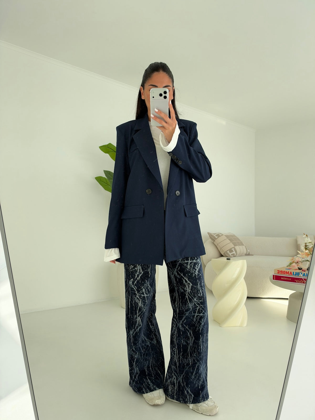 BLAZER DOPPIO BOTTONE NAVY