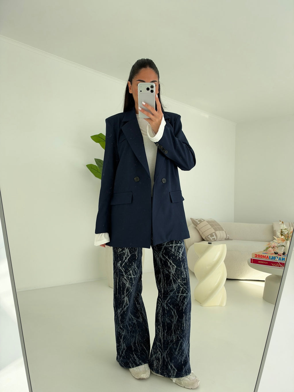 BLAZER DOPPIO BOTTONE NAVY