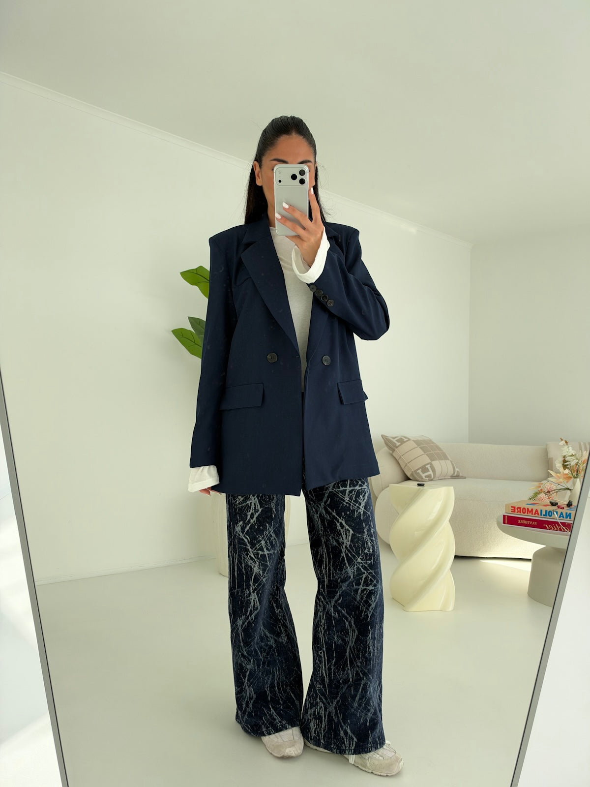 BLAZER DOPPIO BOTTONE NAVY