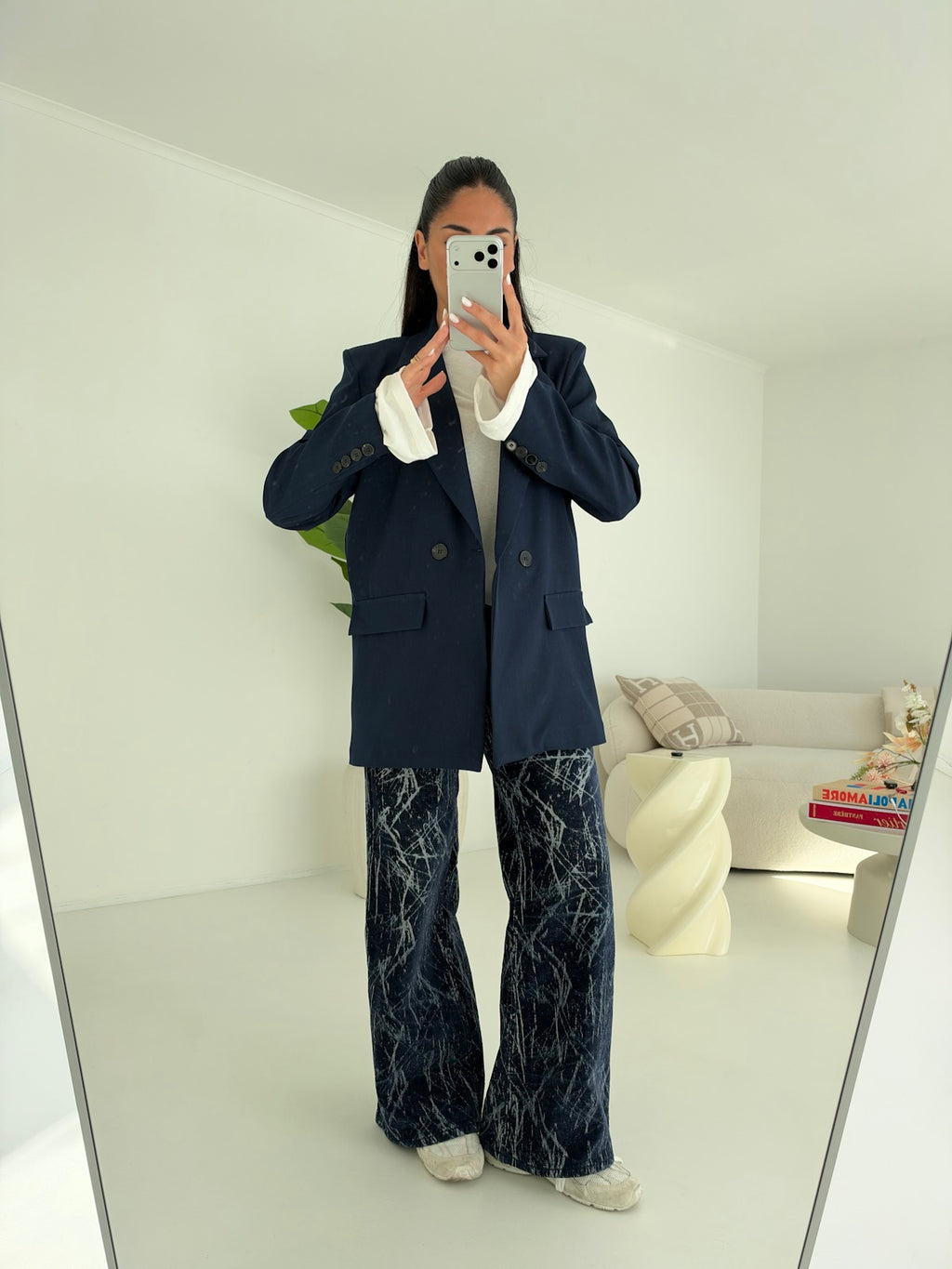 BLAZER DOPPIO BOTTONE NAVY