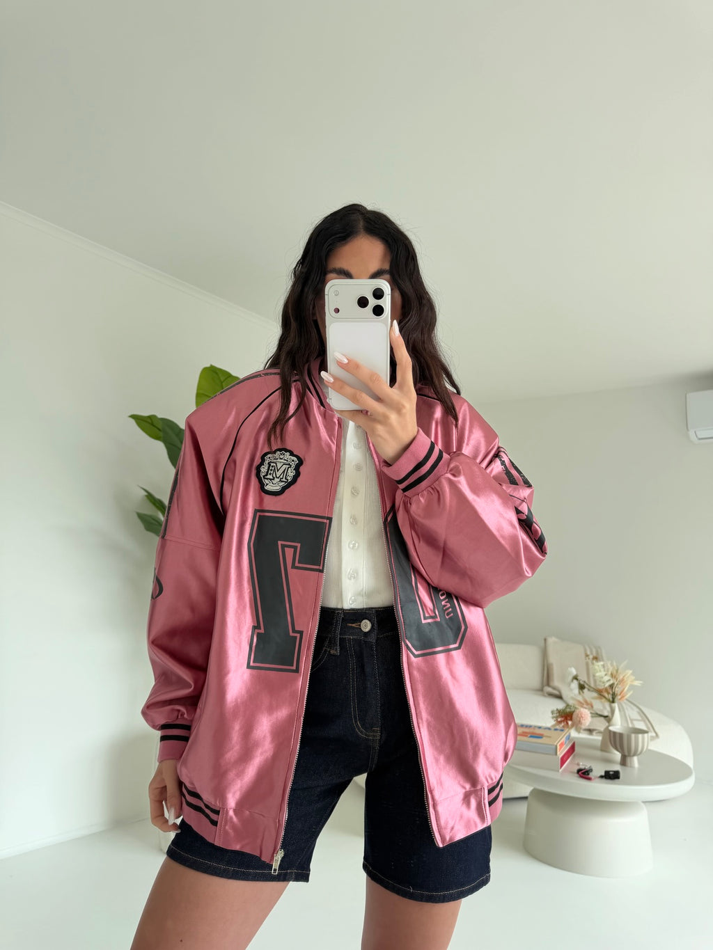 W51954-BOMBER USA PINK