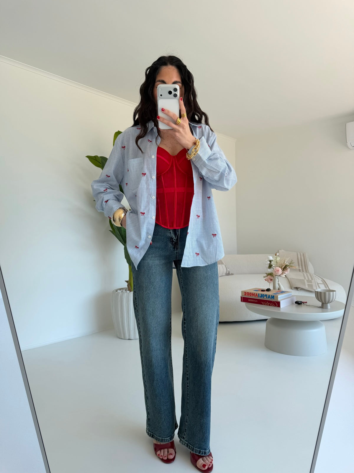 Y5538-JEANS GAMBA DRITTA ELODIE