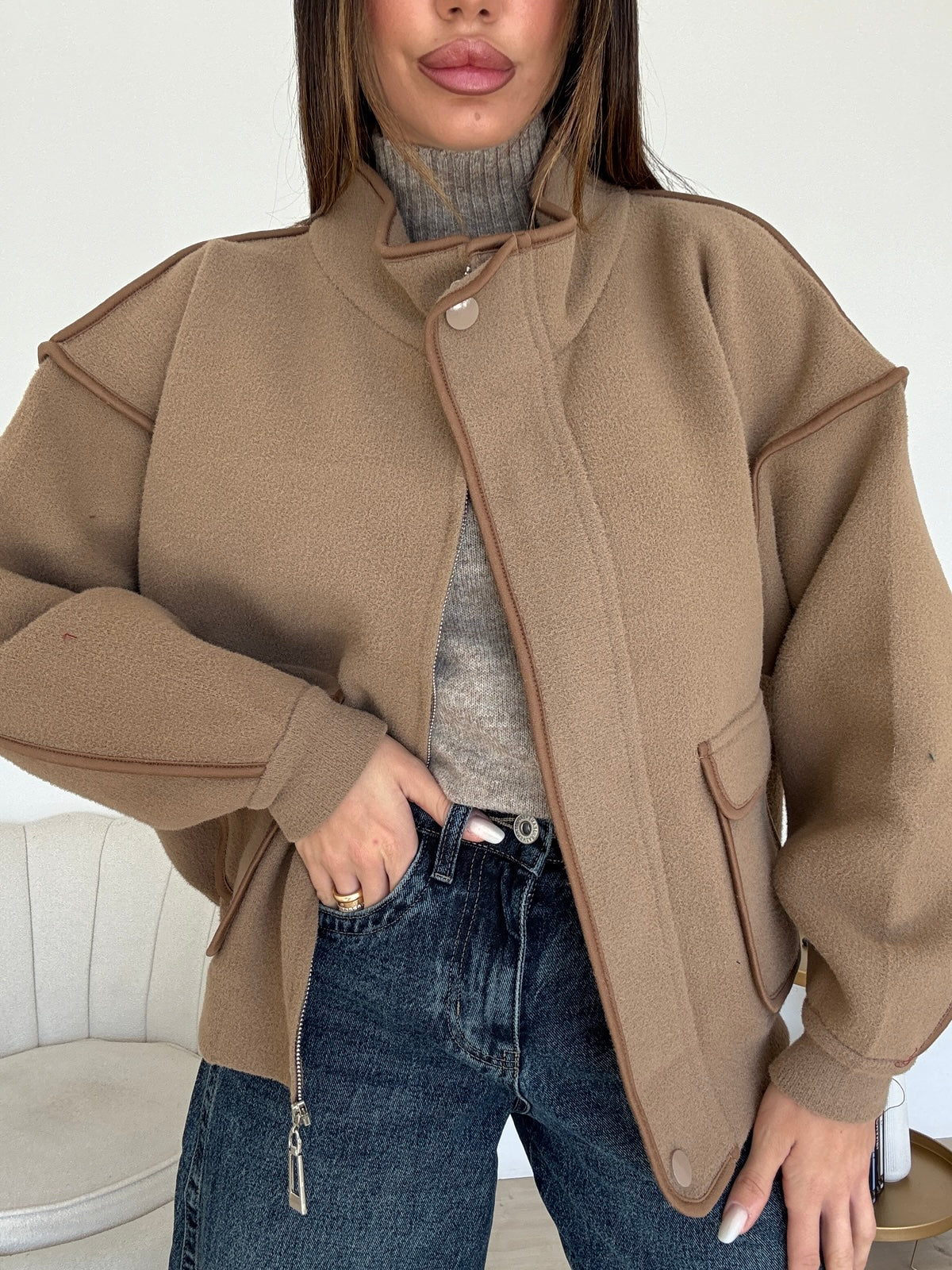 TY557-BOMBER NEVERLAND BISCOTTO
