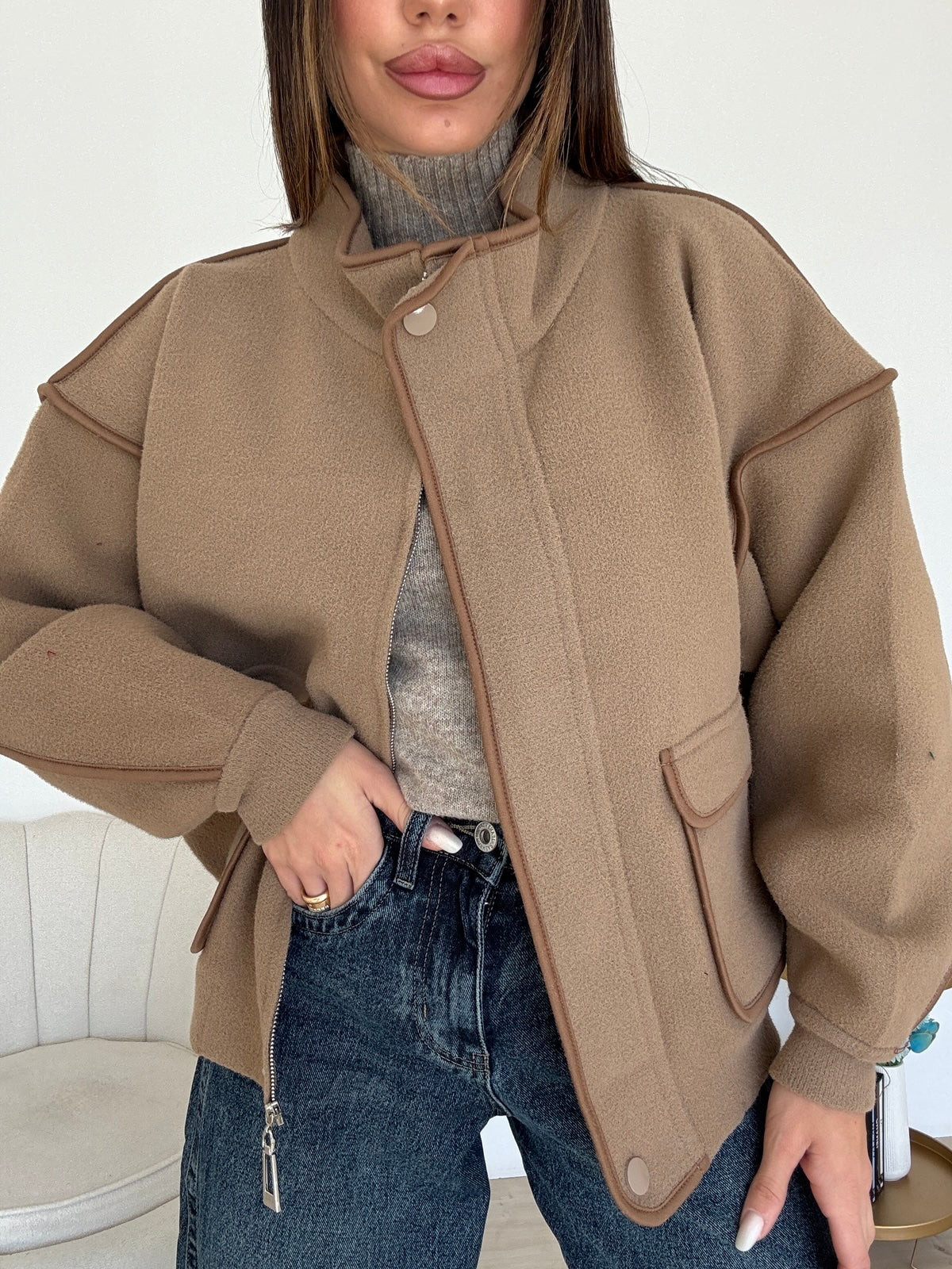 TY557-BOMBER NEVERLAND BISCOTTO