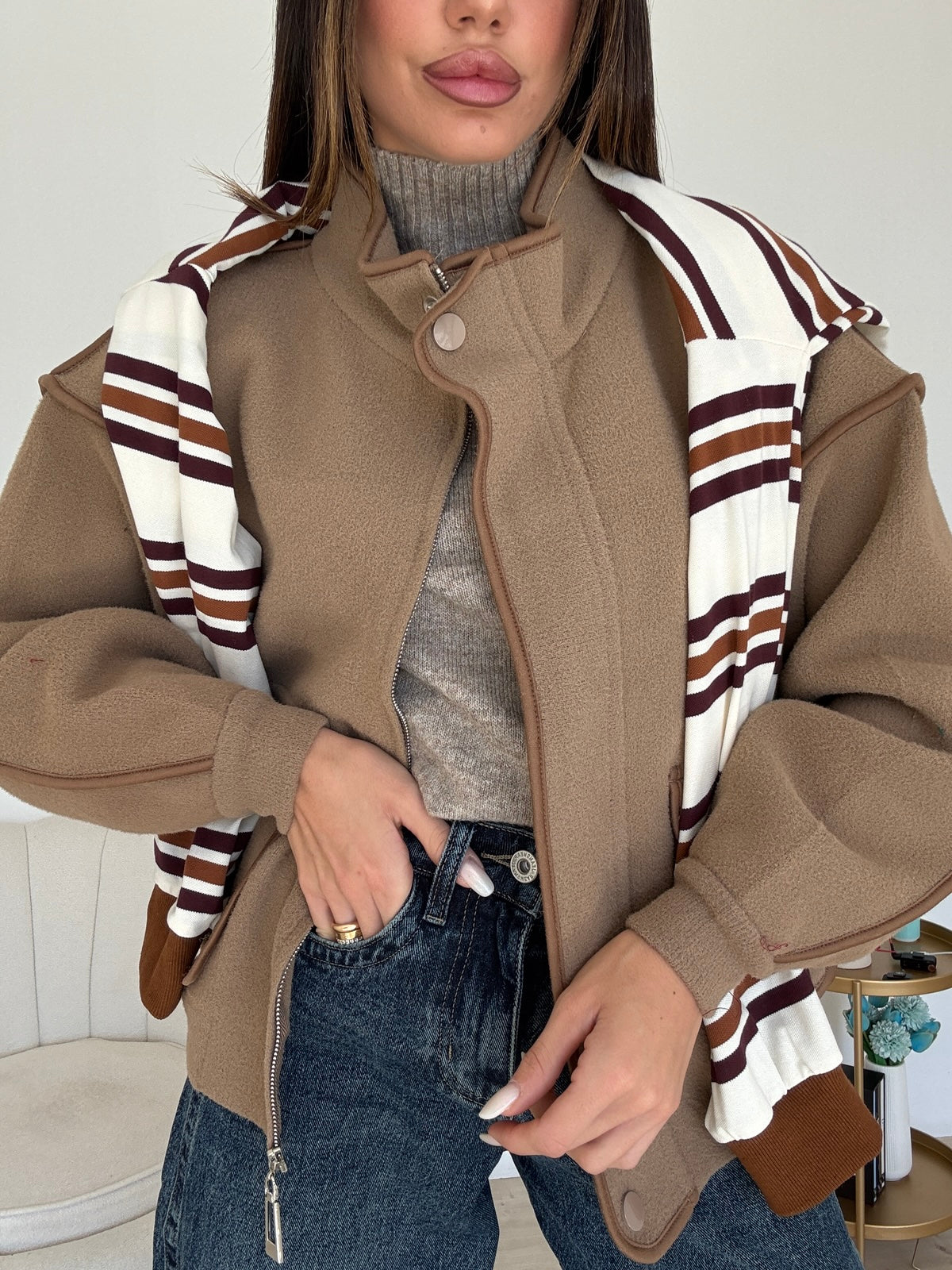 TY557-BOMBER NEVERLAND BISCOTTO