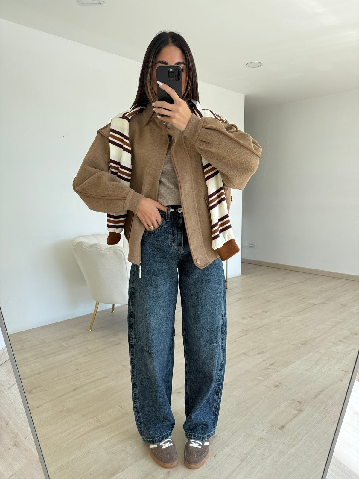 TY557-BOMBER NEVERLAND BISCOTTO
