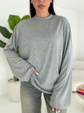 LONG SLEEVE KATE GREY