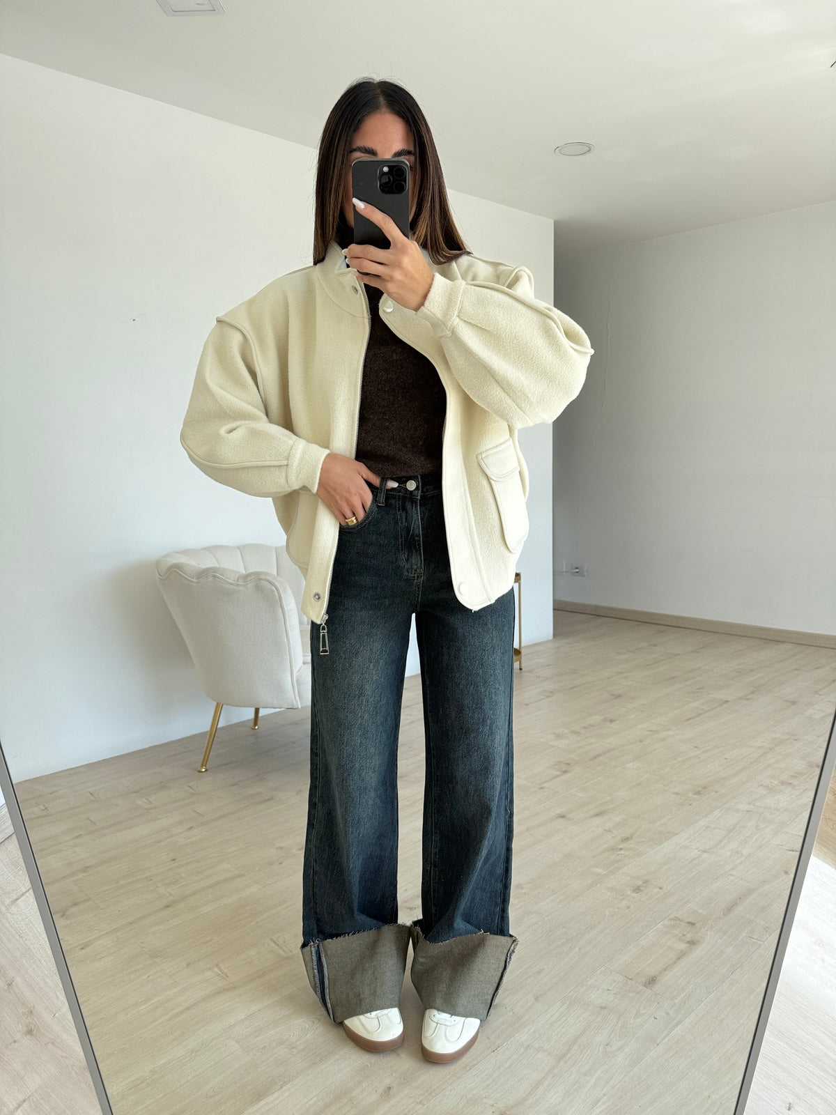 YW1328-JEANS PIEGONE PILAR