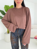 LONG SLEEVE KATE CHOCO