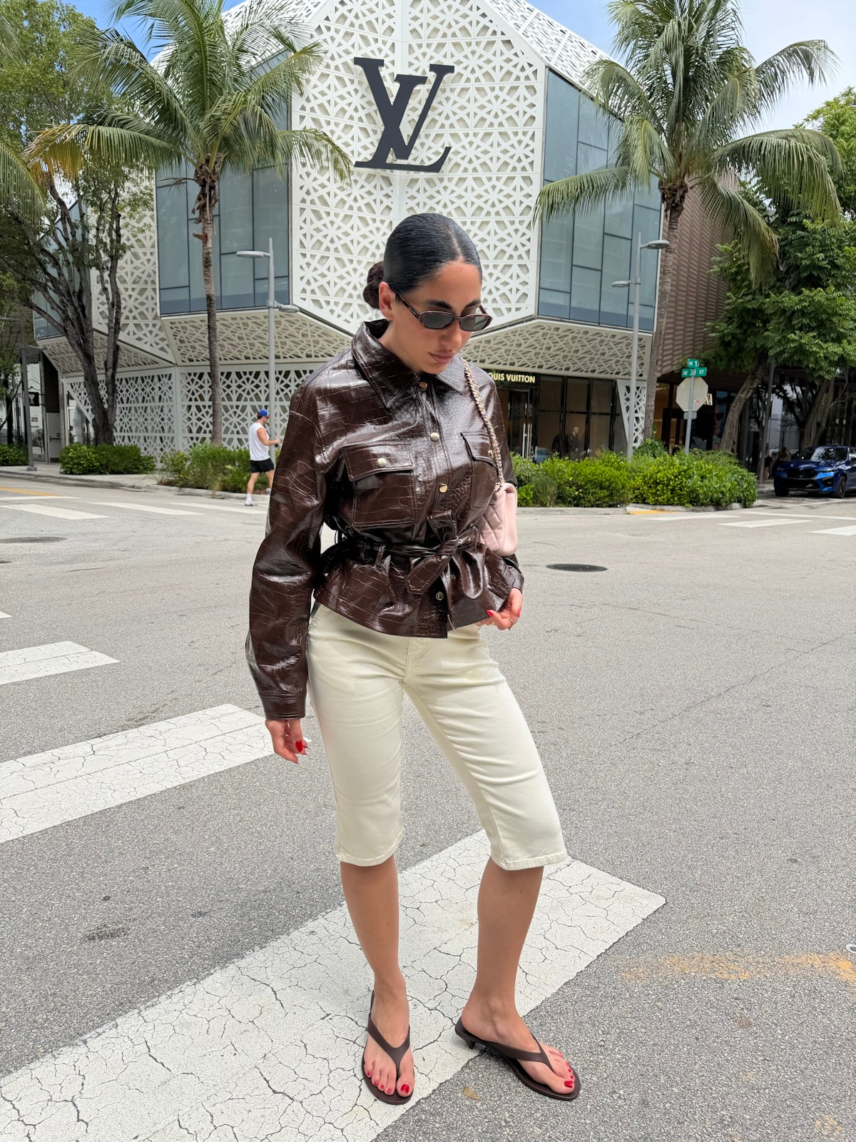MG-1583-PANTALONE CAPRI MILK