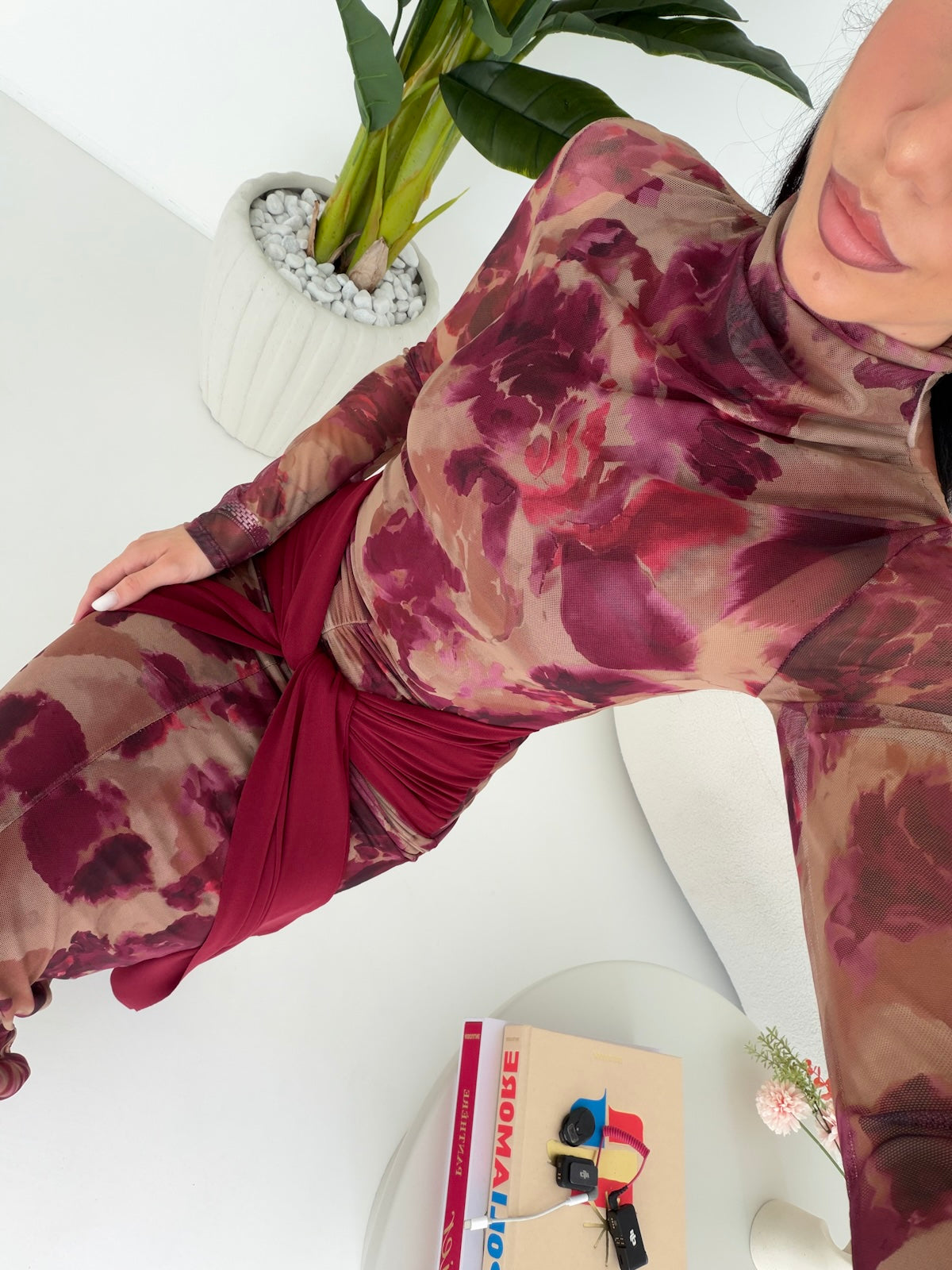 2704-ABITO  SHADES  BORDEAUX
