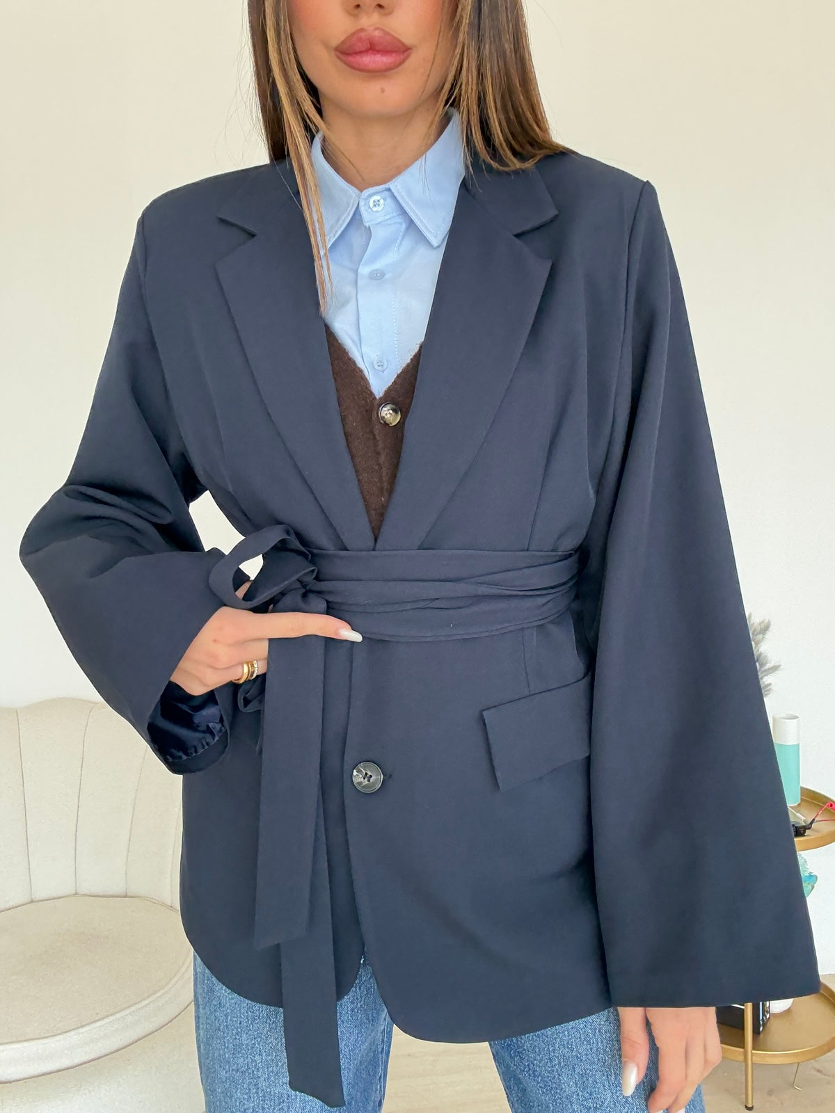 BLAZER EVERGREEN NAVY
