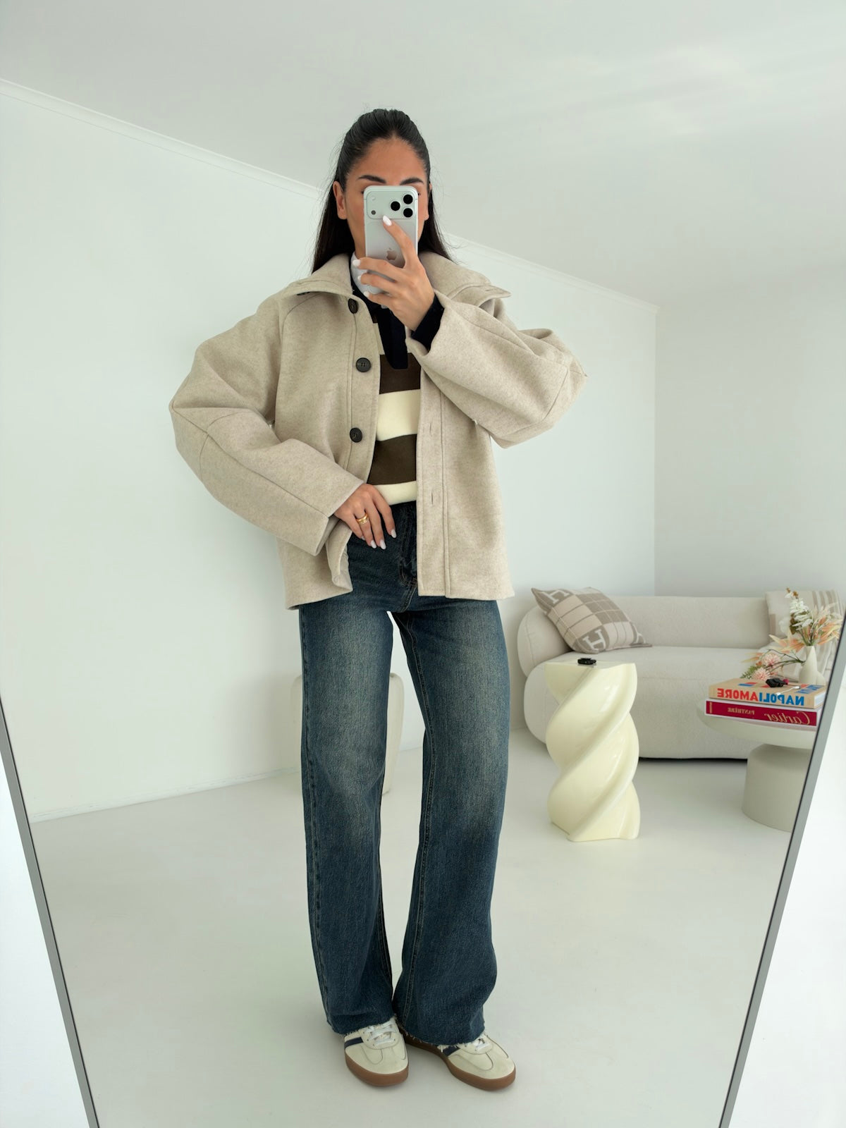 MINI CAPPOTTO ANGIE BURRO