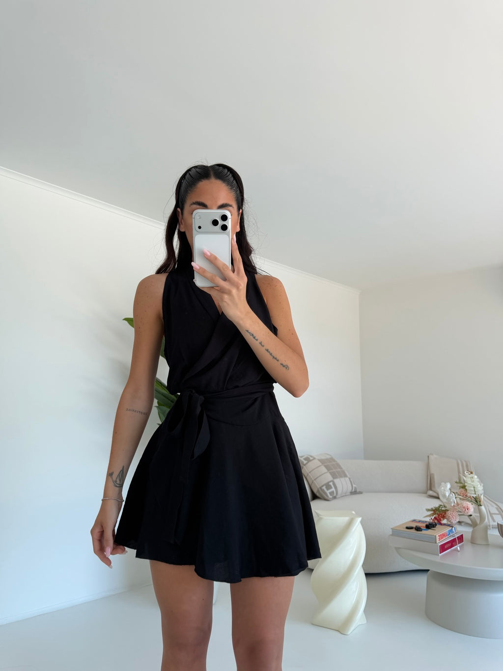 MINI ABITO TONIA NERO