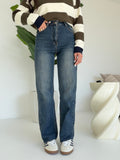 Y5686-JEANS GAMBA DRITTA VICTORIA