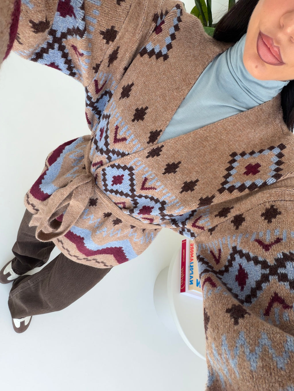 YP2209-CARDIGAN CORTINA BISCOTTO