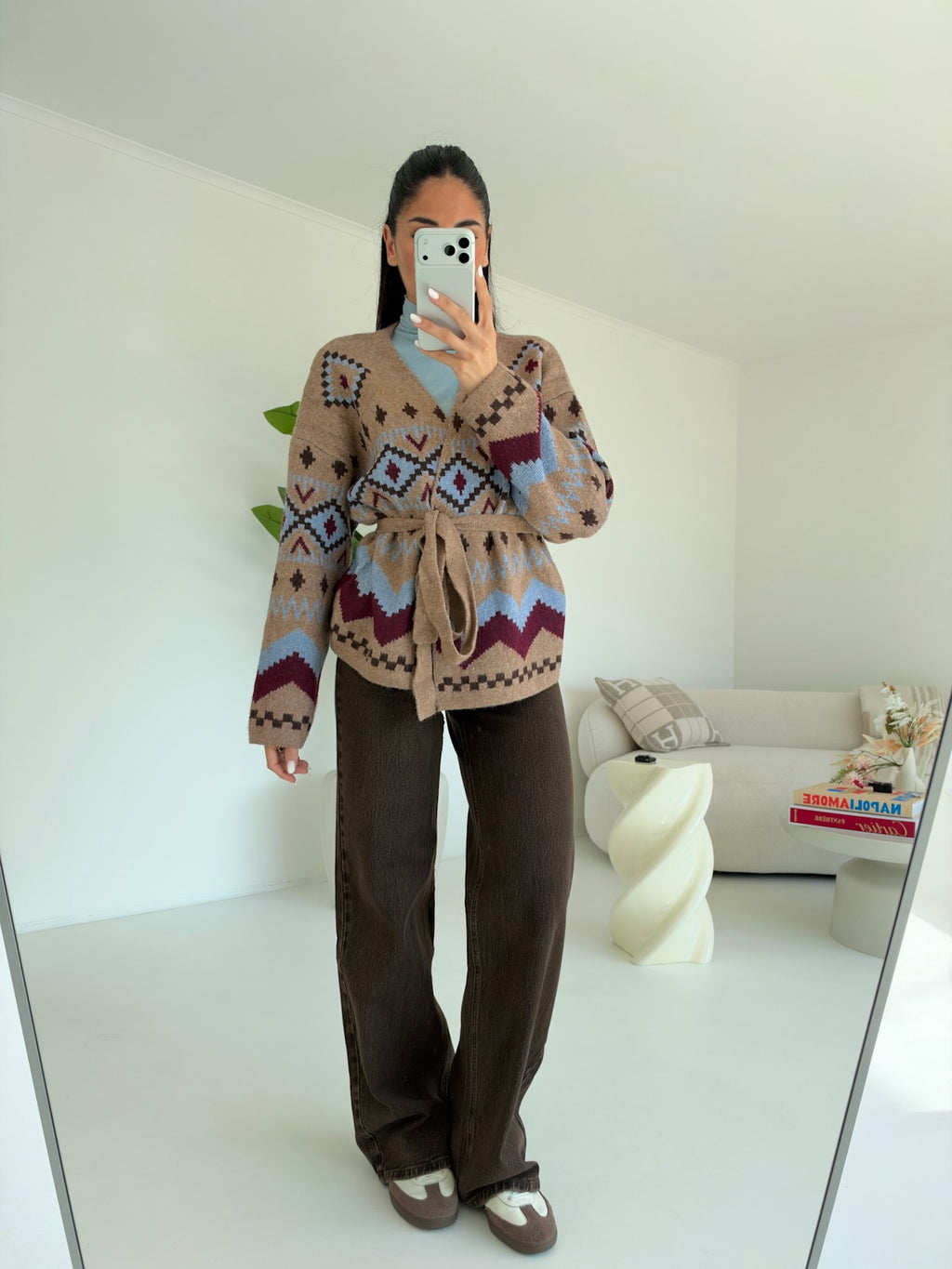 YP2209-CARDIGAN CORTINA BISCOTTO