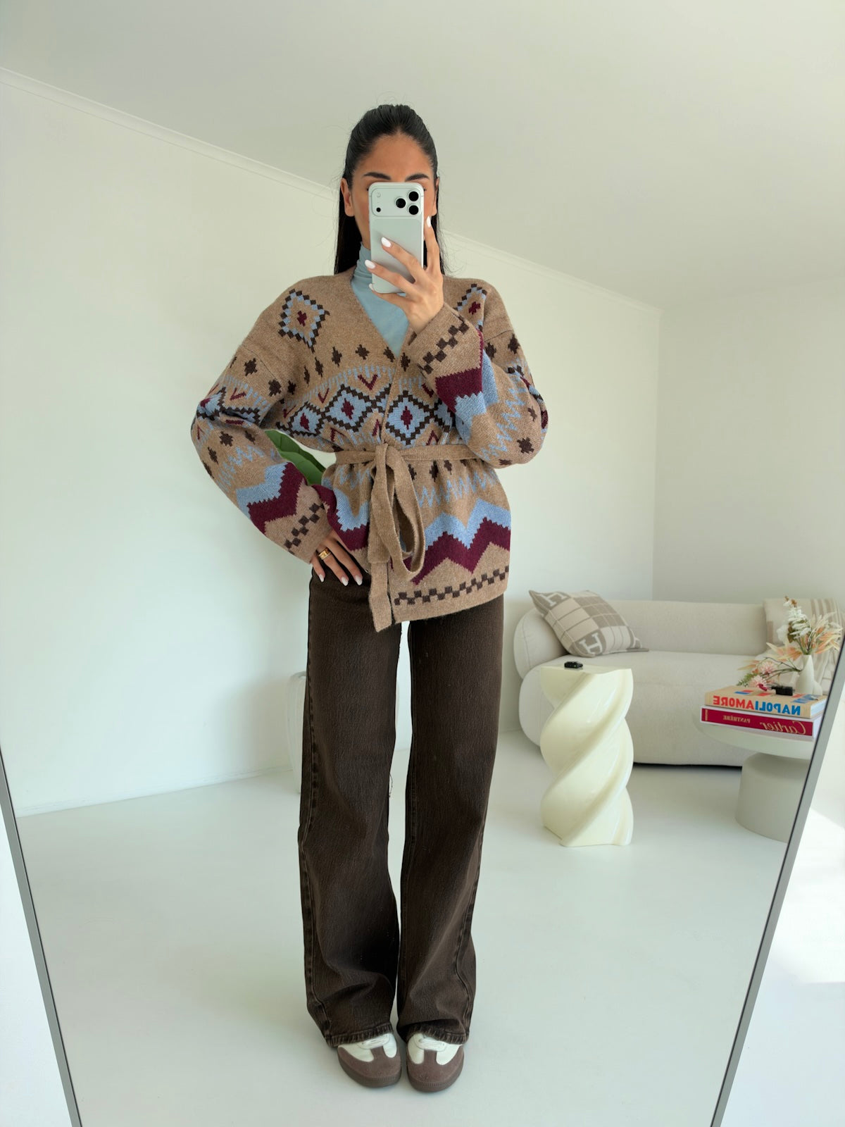 YP2209-CARDIGAN CORTINA BISCOTTO