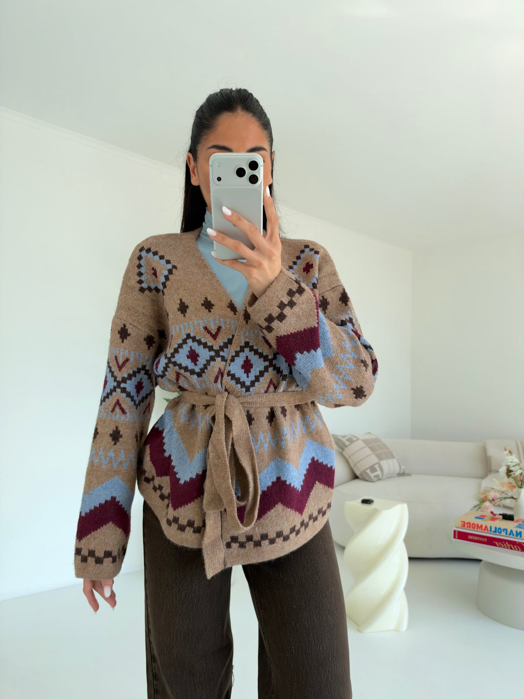 YP2209-CARDIGAN CORTINA BISCOTTO