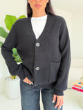 HG69299-CARDIGAN SIDNEY NERO