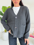 HG69299-CARDIGAN SIDNEY GREY