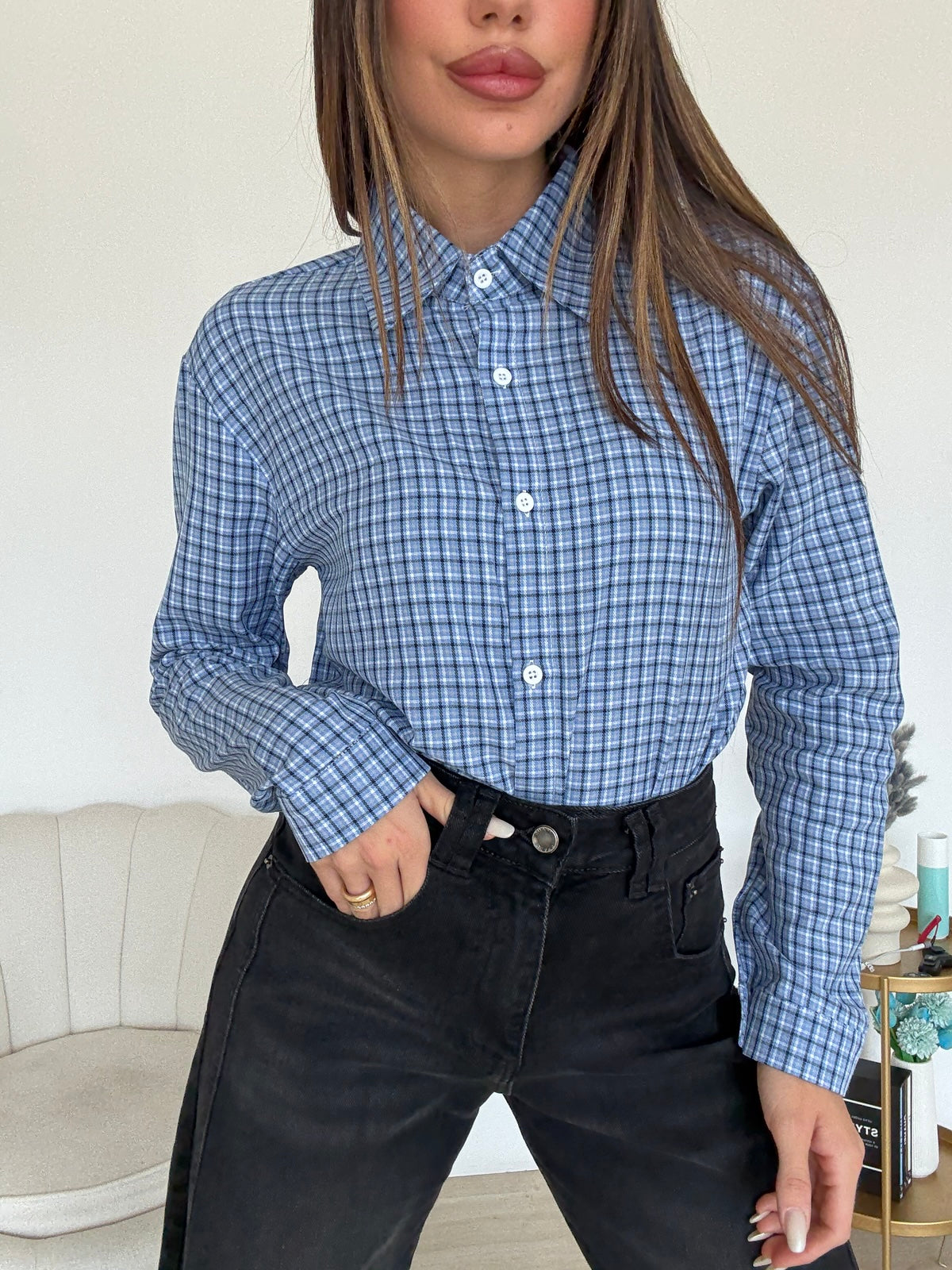 TC1800-CAMICIA+GILET TRAIN NERO