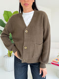 HG69299-CARDIGAN SIDNEY MILITARE