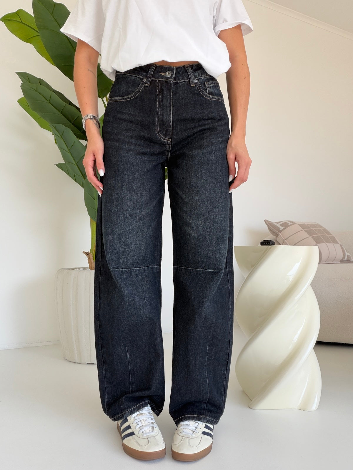 CY-181-JEANS BARREL BLU DENIM