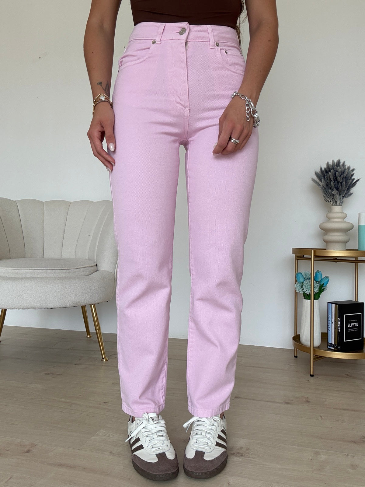 LV030-JEANS HAPPINESS PINK