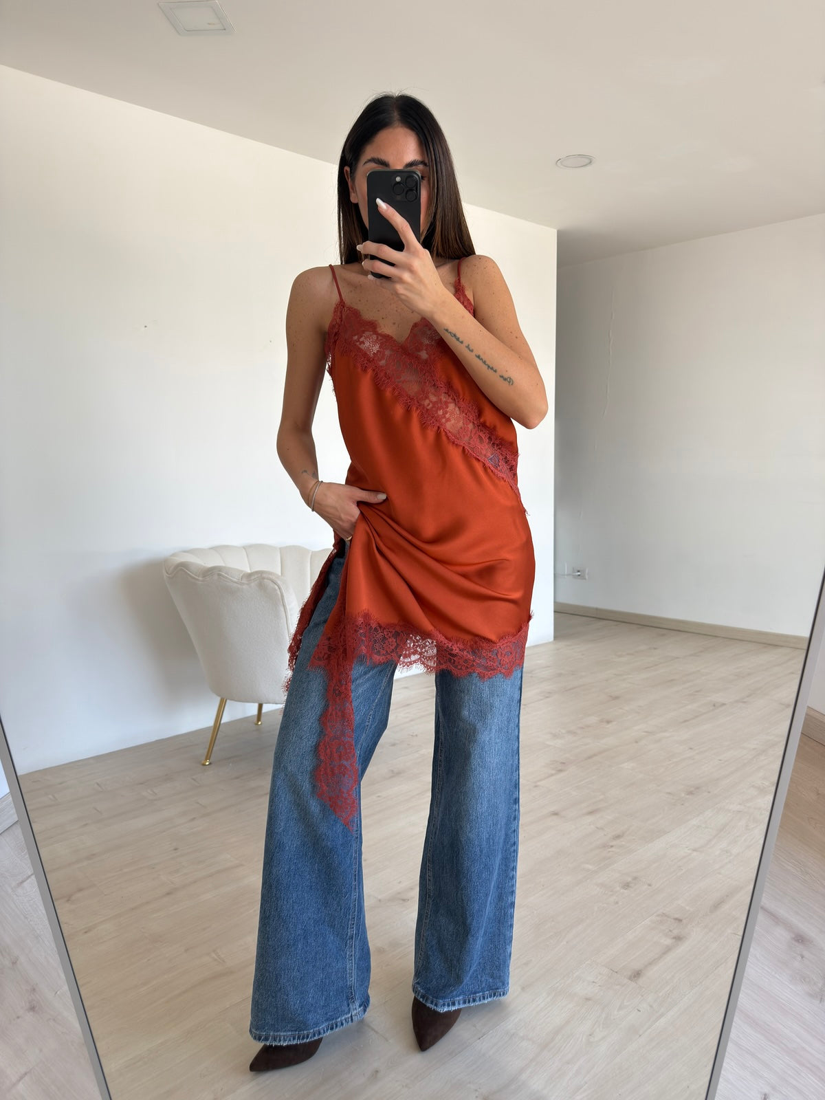 MAXI BLUSA LINGERIE COCCIO