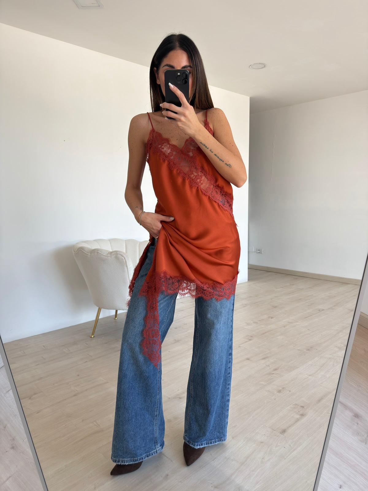 MAXI BLUSA LINGERIE COCCIO