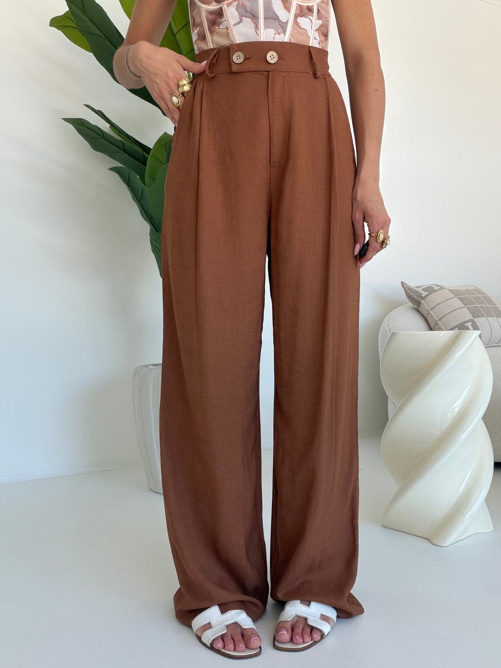 PANTALONE PALAZZO MUST BISCOTTO