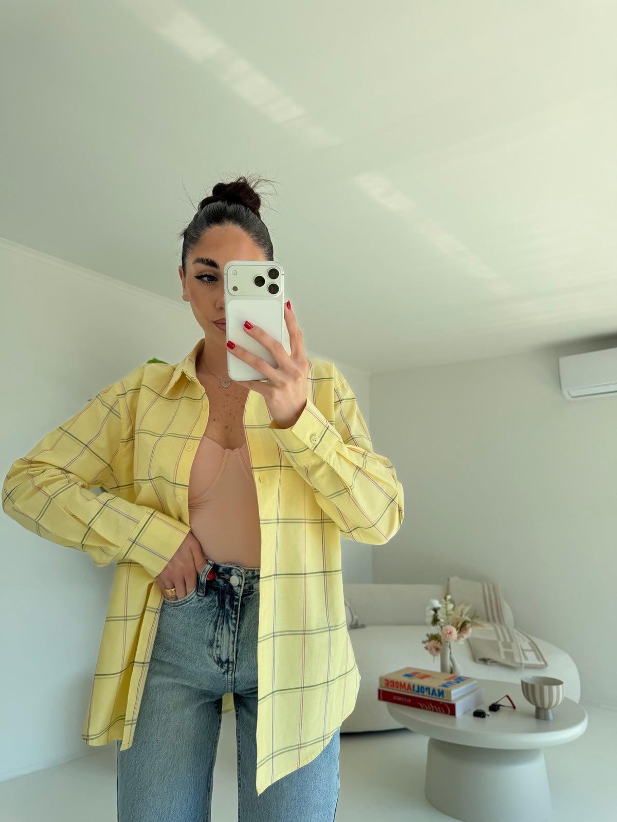 19392-A-CAMICIA PALACE YELLOW