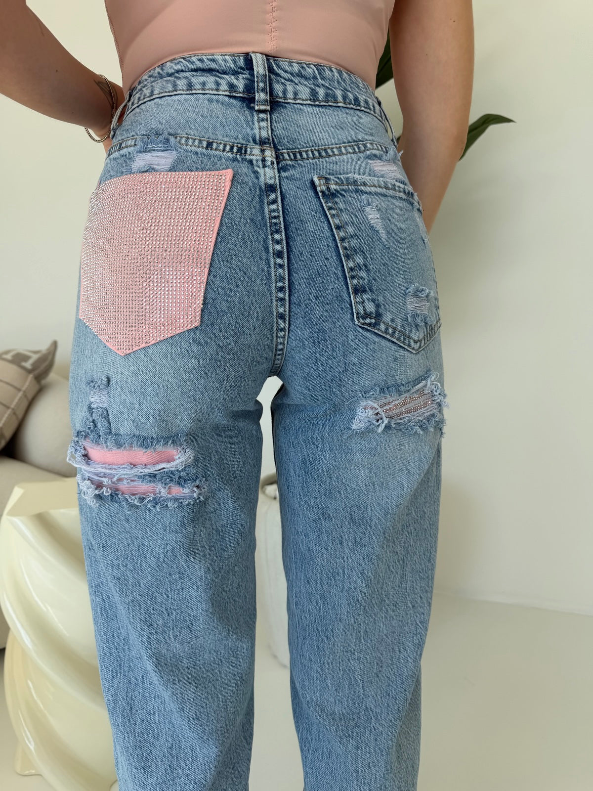 D036-F-JEANS GAMBA DRITTA  CIRCUS