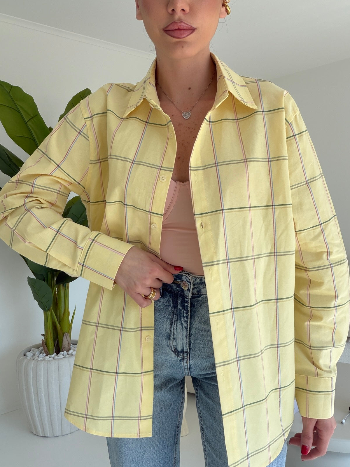 19392-A-CAMICIA PALACE YELLOW