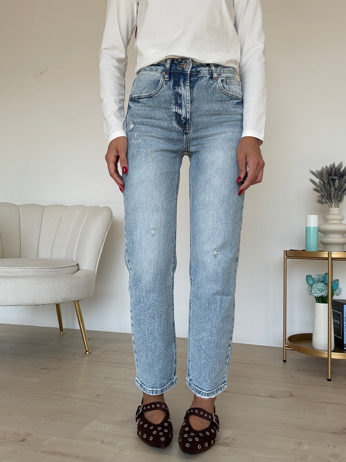 H3000-23-JEANS MOM BASIC FIT