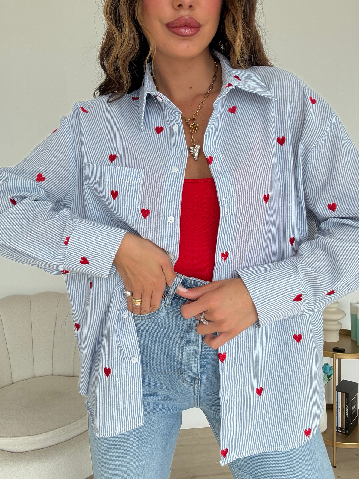 Q3021-CAMICIA LOVELY