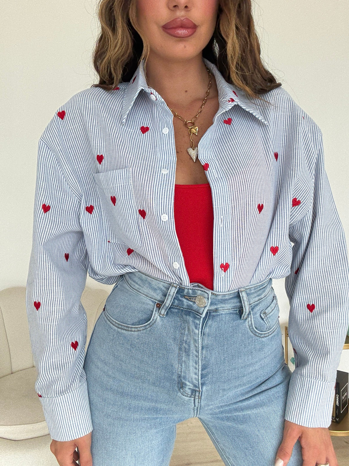 Q3021-CAMICIA LOVELY
